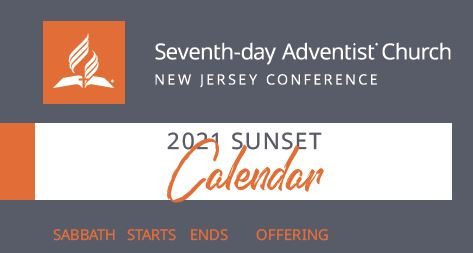 Select here for the 2021 Sunset Calendar